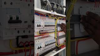 Electrician DB dressing #mcb box # MCB connection # viral video