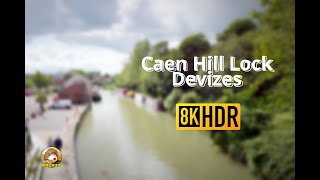 Caen Hill Lock: Canal Walk in Devizes (8K HDR)