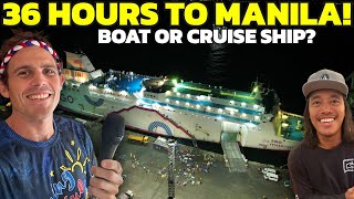 Philippines Giant Ferry To Manila 36 Hour Travel By Boat Shipping Motor