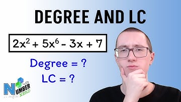 Find Degree and Leading Coefficient in 2 Minutes! [Algebra]