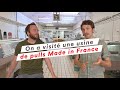 On a visit une usine de pulls made in france  