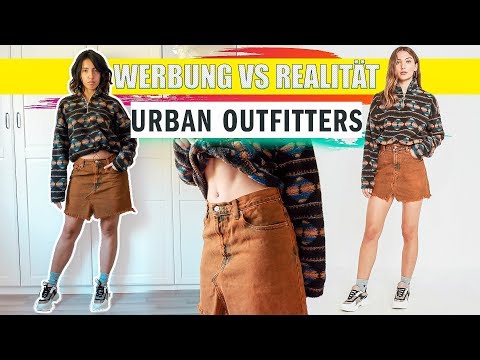 WERBUNG vs REALITÄT | So sehen Urban Outfitter Looks wirklich aus | Outfits im Vergleich