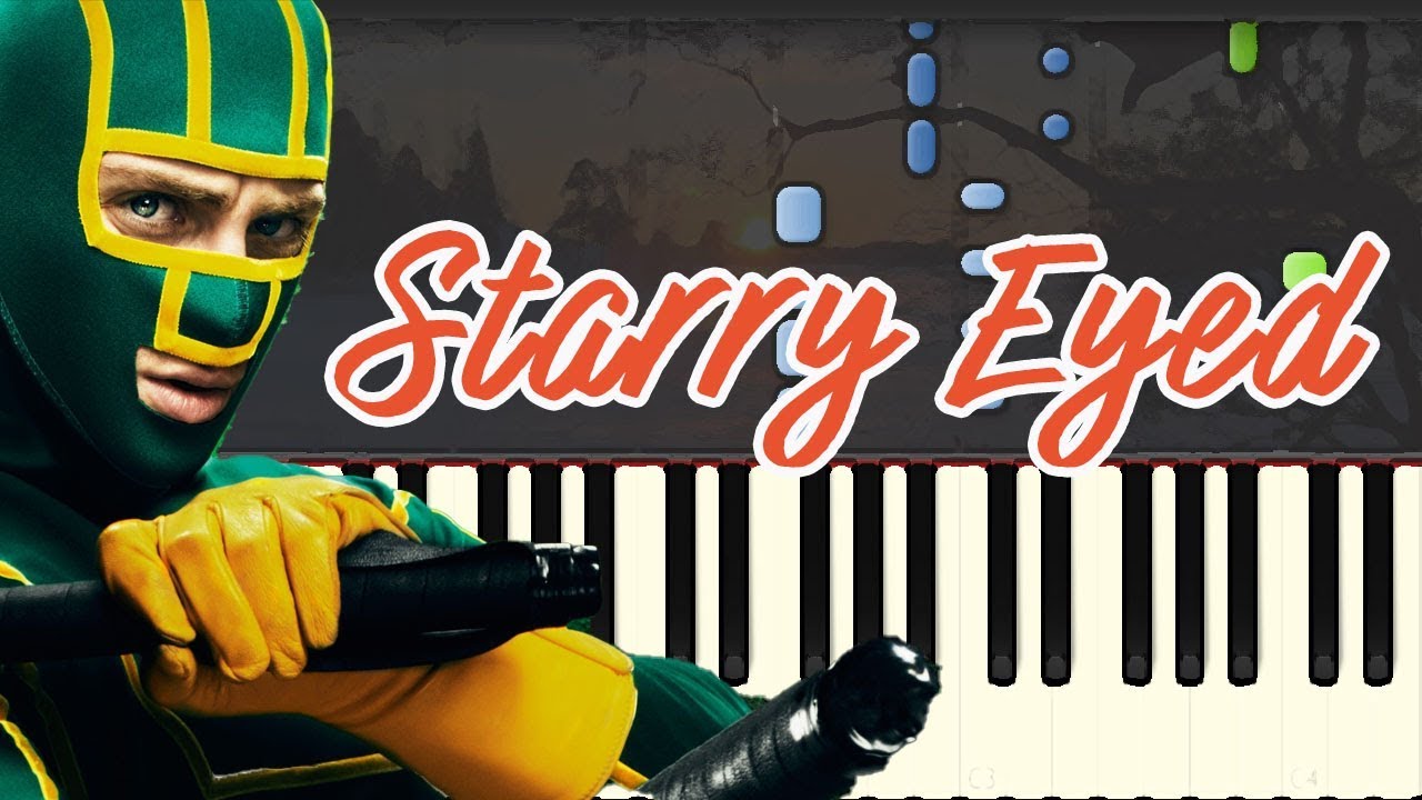 sheet piano nhạc trịnh công sơn Starry Eyed - Kick-Ass (Piano Tutorial Synthesia)