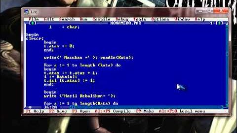 stack kebalikan kata