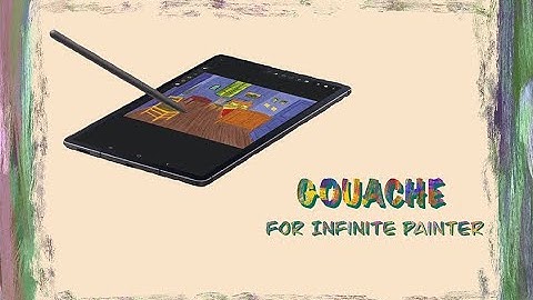 Gouache brushset for Infinite Painter (like Gouache 2020 for Procreate)