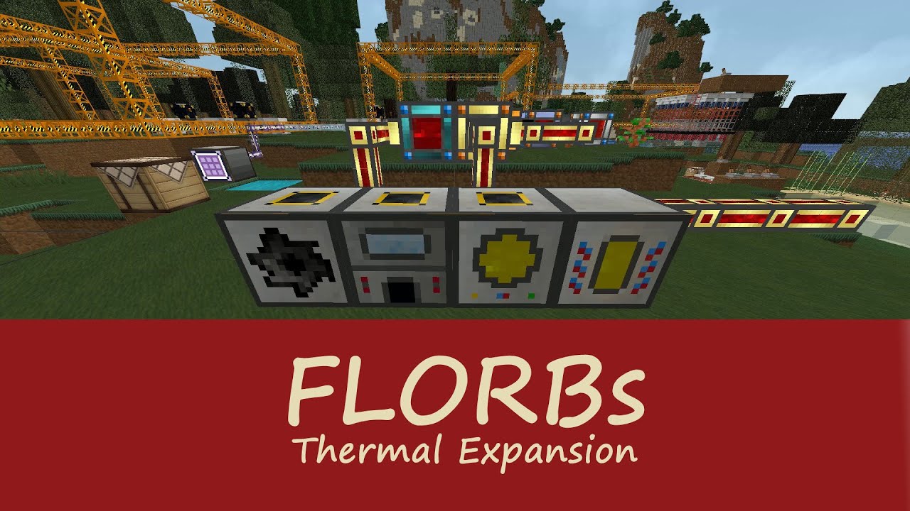 Minecraft Tutorial: Florb Production easy explained (Thermal Expansion