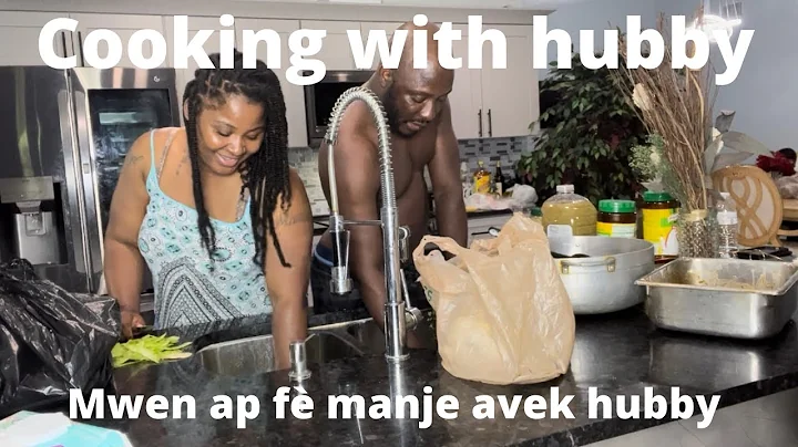 New Vlog | Cooking with hubby | Mwen ap f manje avek hubby   | Requested video