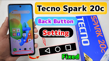 Tecno Spark 20c Back Button Setting || Tecno Spark 20c Back Button Kaise Laye  ⚡⚡