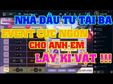 [LMHT] REVIEW SỰ KIỆN NHÀ ĐẦU TƯ TÀI BA | EVENT SIÊU HOT GIÚP SỞ HỮU RẤT NHIỀU KỈ VẬT GIÁ CỰC RẺ