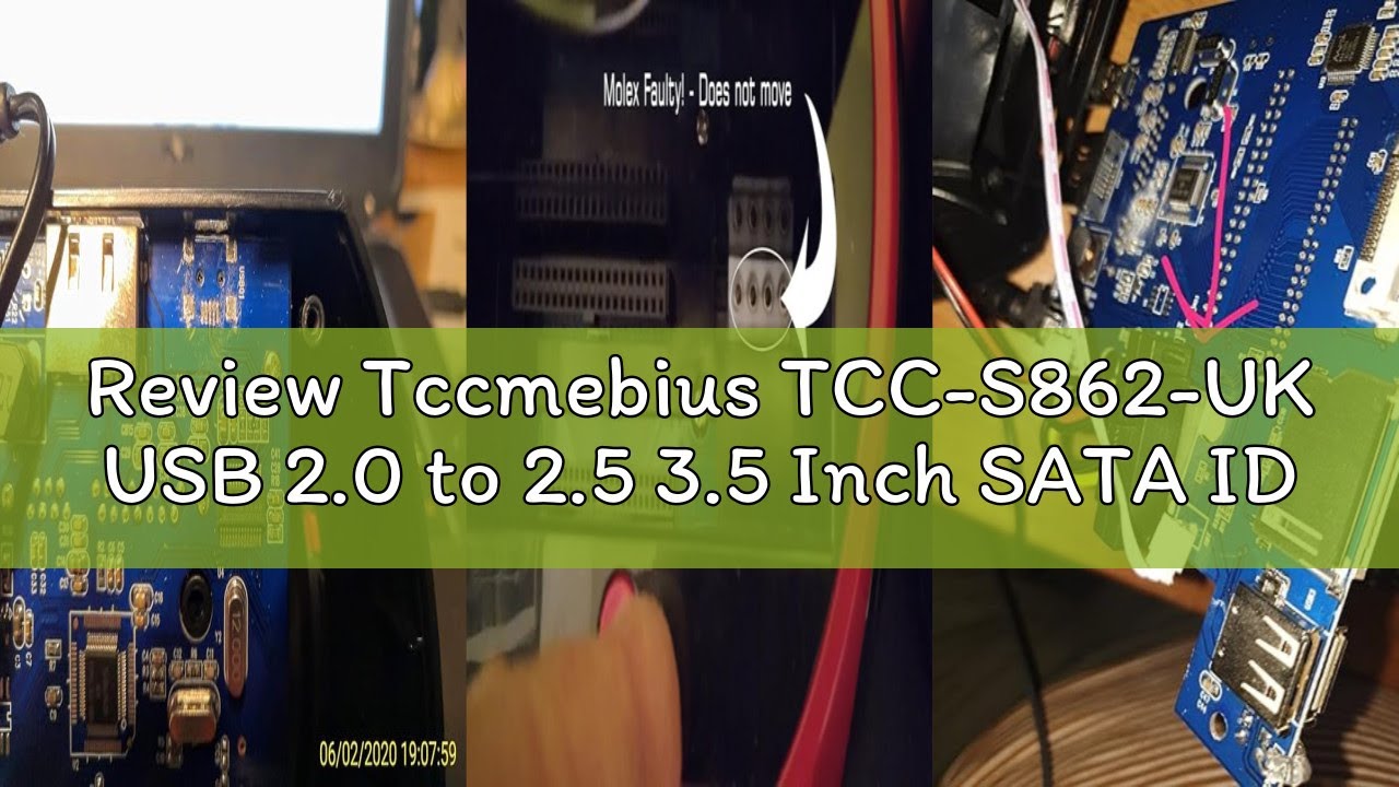 Review Tccmebius TCC-S862-UK USB 2.0 to 2.5 3.5 Inch SATA IDE Dual