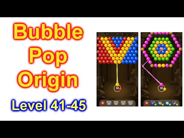 Bubble Shooter Game 3 Level 41 - 45 🏆 ( Best Bubble Pop Game ) 