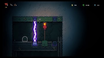 Going Through the Moon Challenge Cave - Spelunky 2