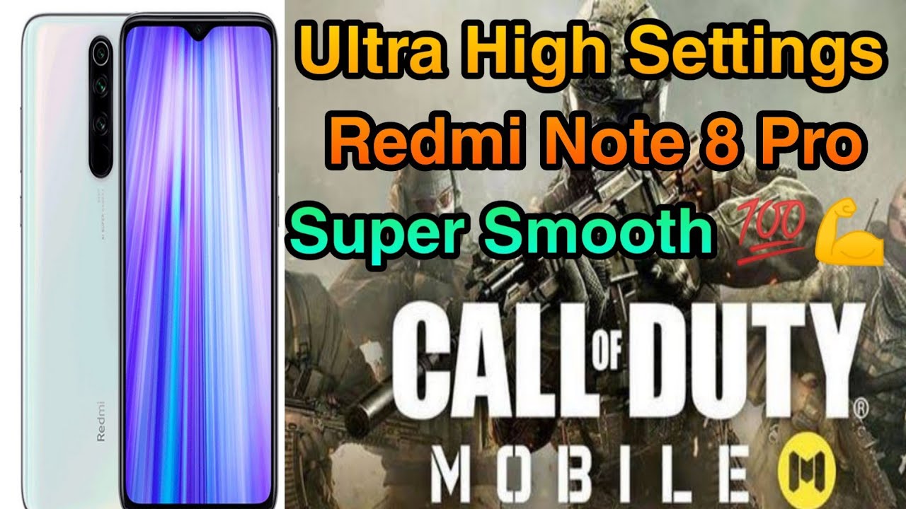 Call of Duty Mobile on Redmi Note 8 Pro (Ultra High Settings No Lag) - 