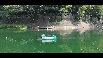 ORCAUBOAT SMURF Water Surface Cleaning Robot for #plasticfreejuly