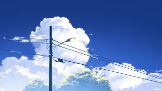 Street Light anime background artwork digital painting