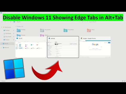 How to Disable Windows 11 Showing Edge Tabs in Alt + Tab in Windows 11