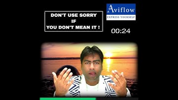 Art of Apologizing 54 sec soft skills