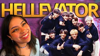 NEW KPOP FAN reacts to STRAY KIDS "HELLEVATOR" | FIRST TIME