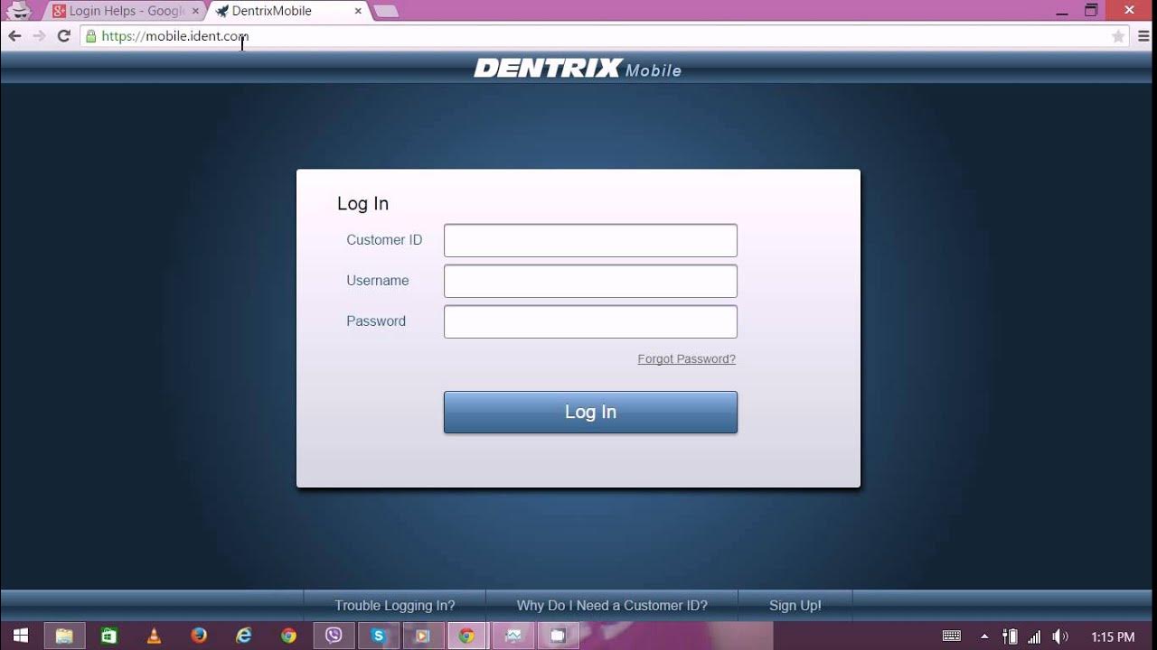 Dentrix Mobile Login Dentrix Login 2015 YouTube