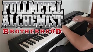 fullmetal alchemist brotherhood opening 5 - "rain" (piano w/ lyrics)
