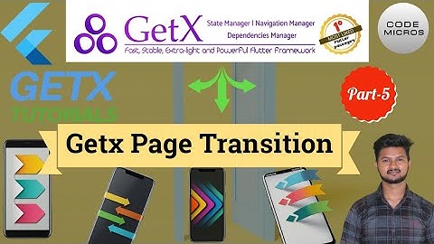 Flutter Getx Page Transition | Page Transition effect in Flutter with getx | Getx Page Transition