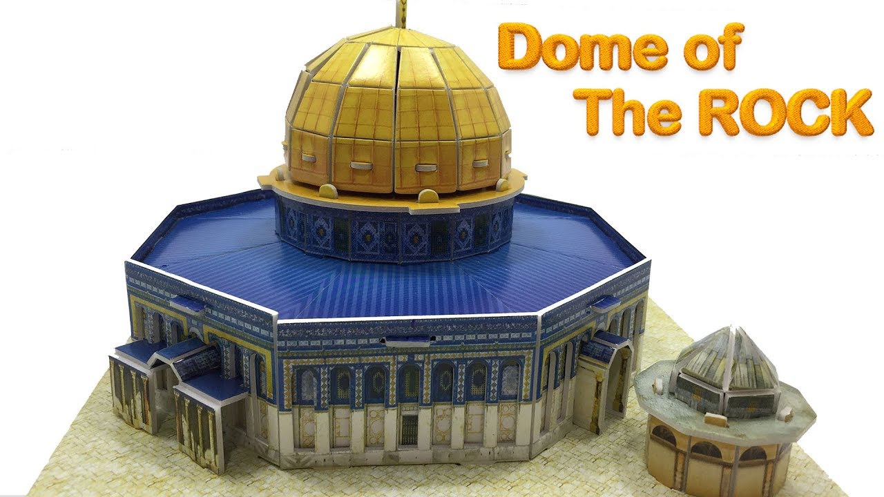 CFMC189H DOME OF THE ROCK 3D PUZZLE 48 PIECES 