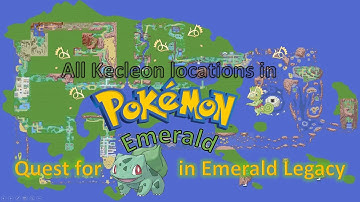 All hidden Kecleon locations - Pokemon Emerald (Bulbasaur quest in Emerald Legacy)