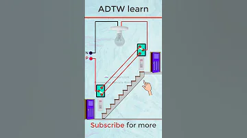 Staircase Wiring Connection Diagram | Two way switch connection #shorts