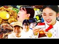 Japanese Girls Visit Hawker Centre for the FIRST time! RAW Reaction