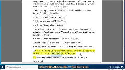Set up Unlocator VPN Smart DNS on Windows 8/8.1