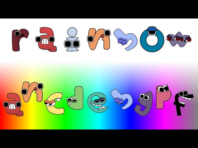 Lowercase Alphabet Lore but it's in Rainbow Order (Pre-Epilogue) 
