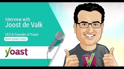 Joost de Valk founder and CEO of Yoast SEO Plugin for WordPress - Search Talk Live