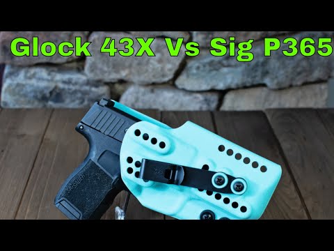 Size and Trigger Comparison: Glock 43X Vs Sig P365