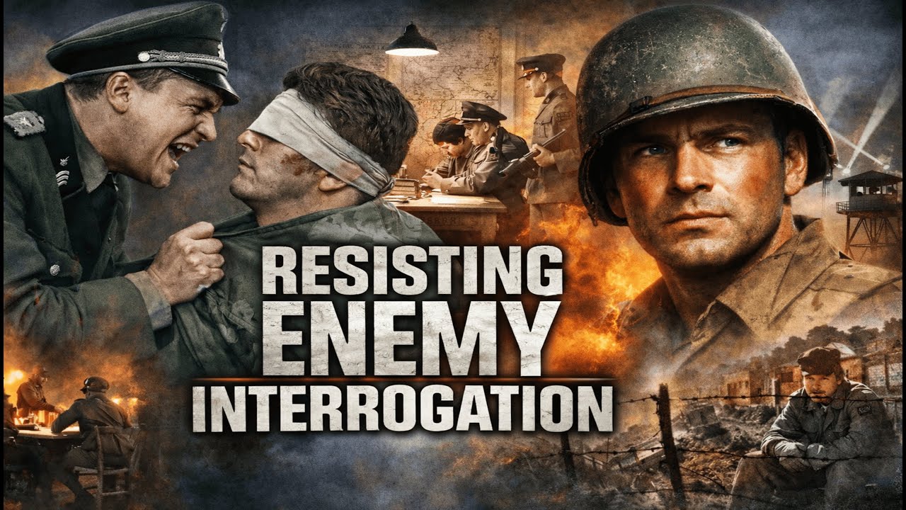 Resisting Enemy Interrogation 1944 | WWII US Army Military Training Film | POW Survival & Resistance