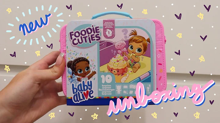 NEW Baby Alive Foodie Cuties Unboxing! Mini Baby A...