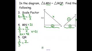Famous Geometry - Review for Chapter 8 Test Profile