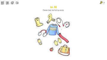 Brain Test   Lv52   Please help me find my socks