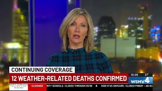 TEMA reports 12 weather-related fatalities in TN