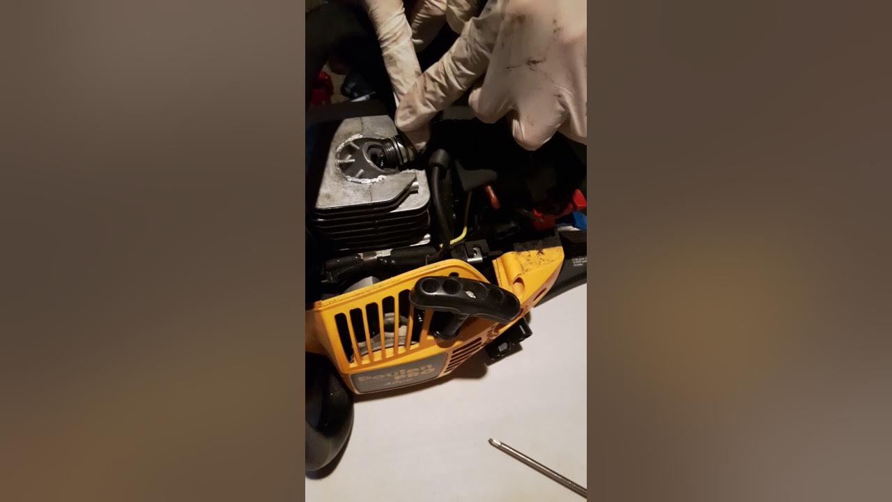How to replace chainsaw carburetor Poulan Pro chainsaw not starting or