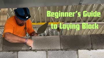 How To Lay Block Fast and Easy!