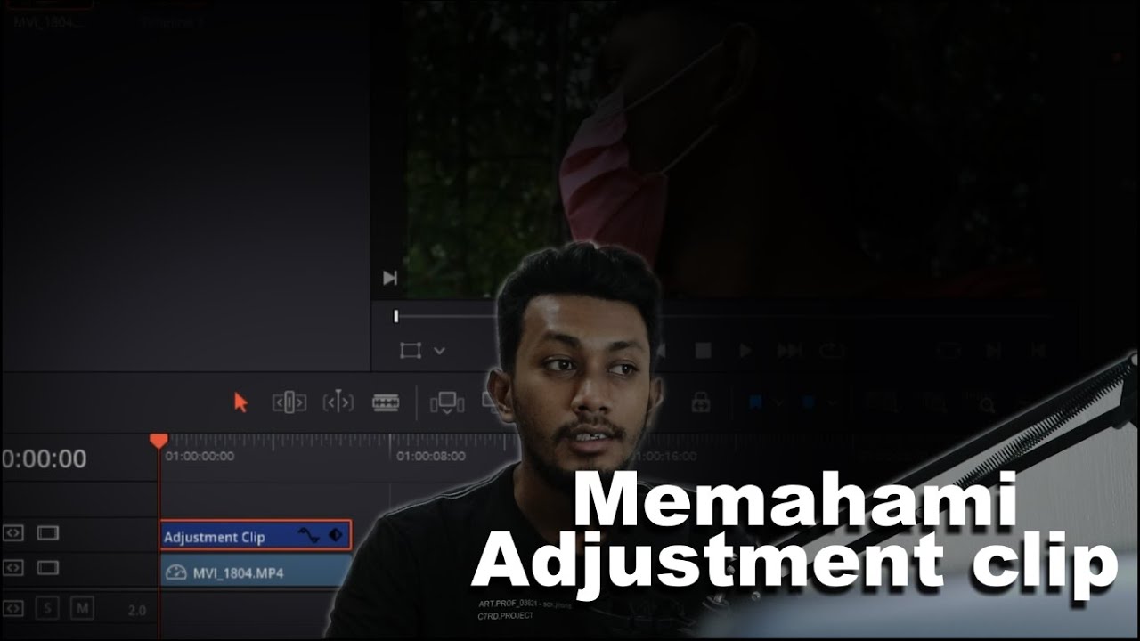 Adjustment clip/layer fitur sapu jagat (TUTORIAL DAVINCI RESOLVE16 ...