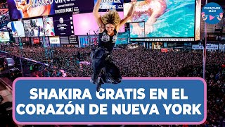 Increíble Concierto de Shakira en Times Square: El Evento que Enloqueció a las Redes