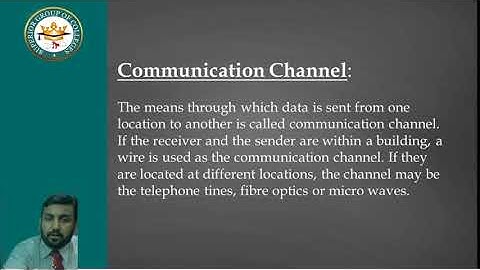 Data Communication and its Elements By Prof. Jawad Mustafa