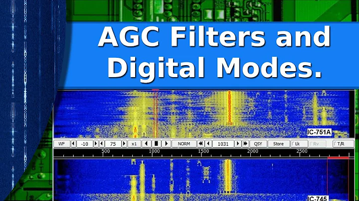 Ham Radio - AGC, Filters, and digital modes reception.