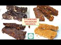 5 TURRONES Sin AZÚCAR VEGANOS Sin GLUTEN