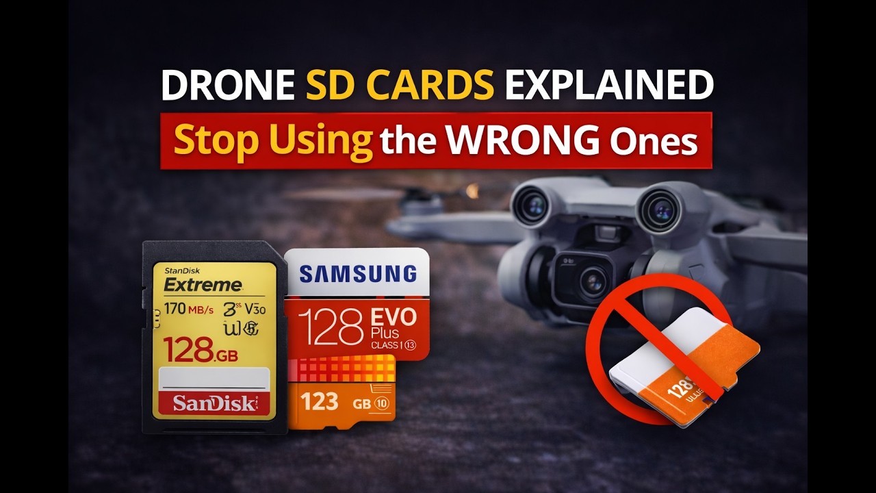Drone SD Cards Explained — STOP Using the Wrong Ones - YouTube