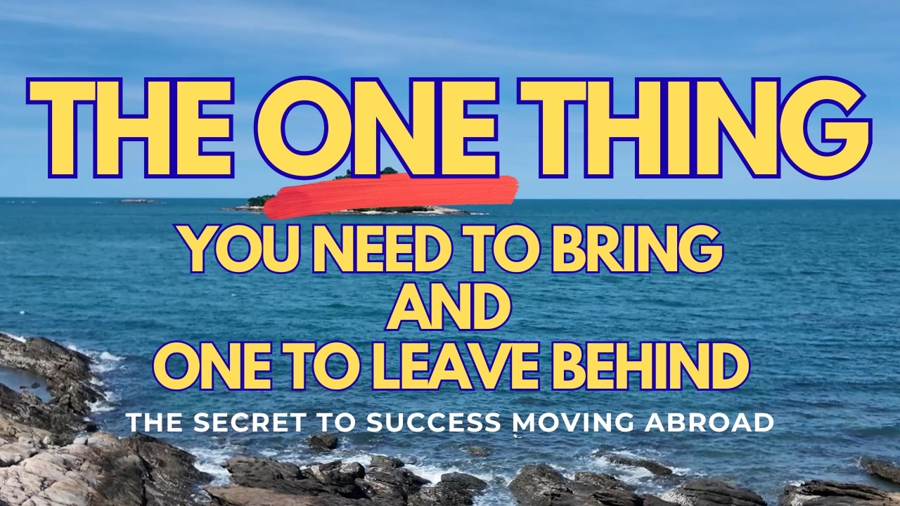 The ONE thing you MUST bring when moving abroad. YouTube