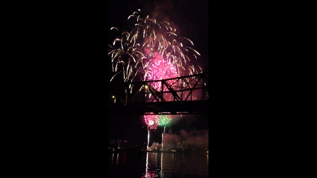 Peoria, IL Fireworks final few minutes YouTube