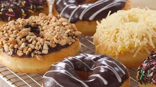 Plain Doughnuts and coffee Doughnuts (ඩෝනට් )
