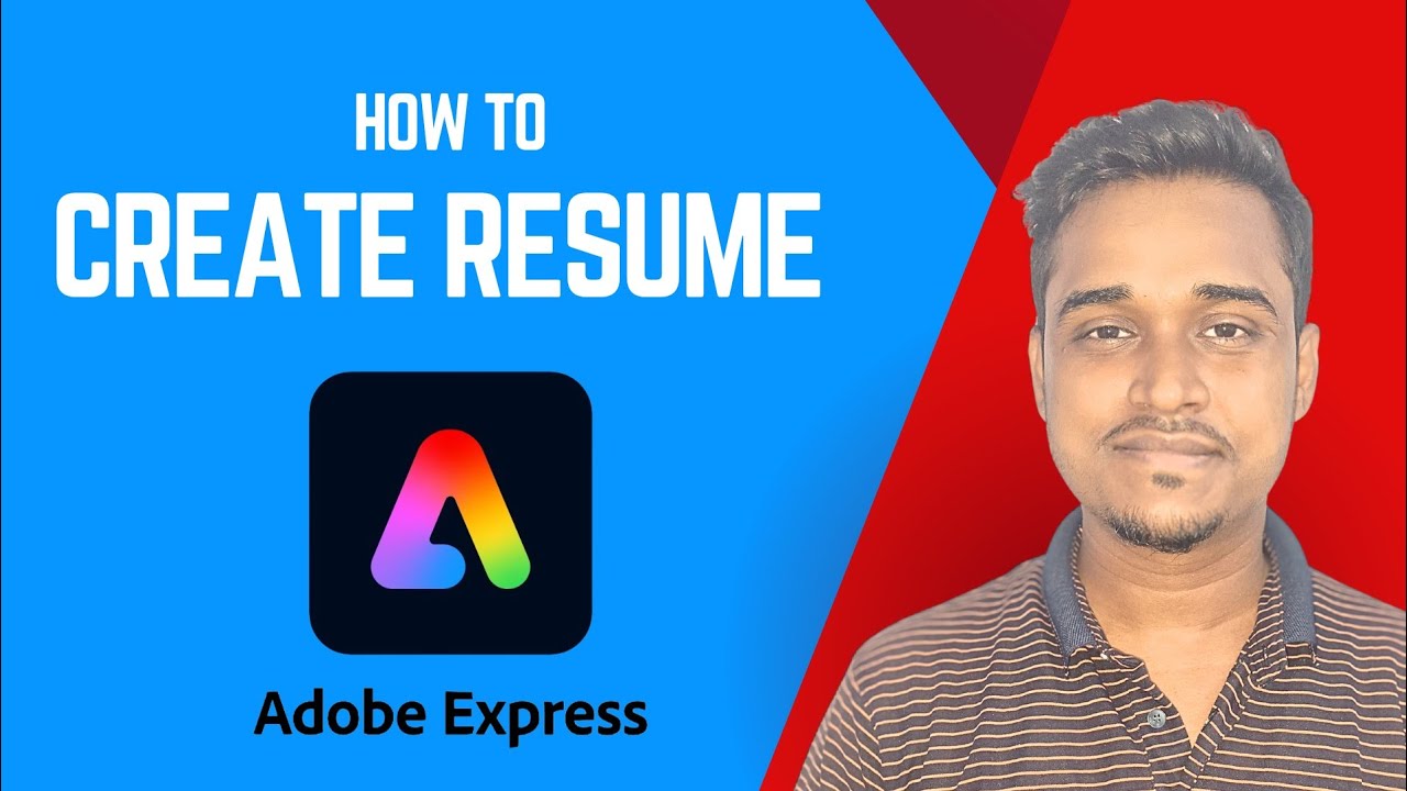 How to create Resume in Adobe Express - adobe express tutorial for ...